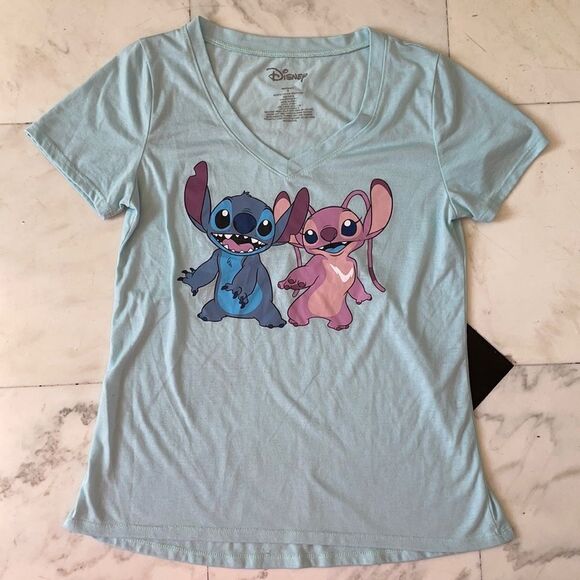 Disney Stitch & Angel Shirt - Picture 1 of 5